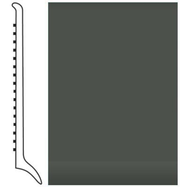 Picture of Roppe - Pinnacle Rubber Wall Base 4 (Long Toe Base) Black Brown