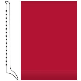 Picture of Roppe - Pinnacle Rubber Wall Base 4 (Long Toe Base) Red