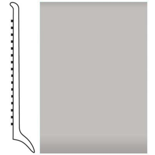Picture of Roppe - Pinnacle Rubber Wall Base 4 (Long Toe Base) Smoke