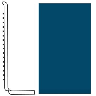 Picture of Roppe - Pinnacle Rubber Wall Base 4 (Sanitary Toe Base) Blue