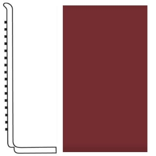 Picture of Roppe - Pinnacle Rubber Wall Base 4 (Sanitary Toe Base) Cinnabar