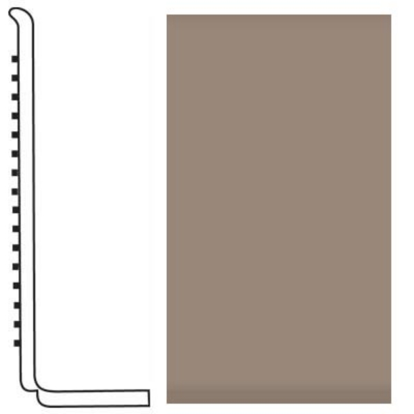 Picture of Roppe - Pinnacle Rubber Wall Base 4 (Sanitary Toe Base) Fawn
