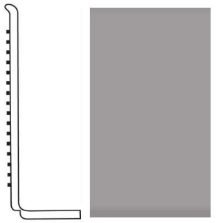 Picture of Roppe - Pinnacle Rubber Wall Base 4 (Sanitary Toe Base) Slate