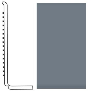 Picture of Roppe - Pinnacle Rubber Wall Base 4 (Sanitary Toe Base) Steel Blue