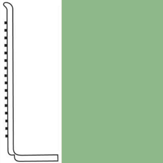 Picture of Roppe - Pinnacle Rubber Wall Base 4 (Sanitary Toe Base) Arugula