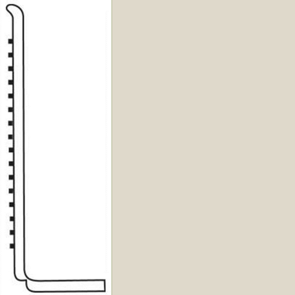 Picture of Roppe - Pinnacle Rubber Wall Base 4 (Sanitary Toe Base) Parchment