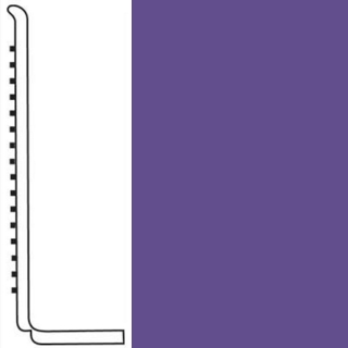 Picture of Roppe - Pinnacle Rubber Wall Base 4 (Sanitary Toe Base) Grape