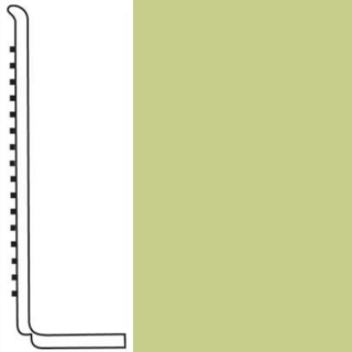Picture of Roppe - Pinnacle Rubber Wall Base 4 (Sanitary Toe Base) Pear Green
