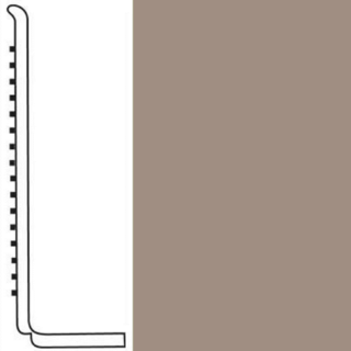 Picture of Roppe - Pinnacle Rubber Wall Base 4 (Sanitary Toe Base) Mochaccino