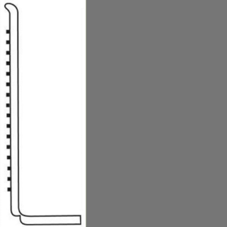 Picture of Roppe - Pinnacle Rubber Wall Base 4 (Sanitary Toe Base) Battleship