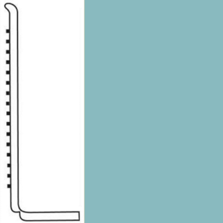 Picture of Roppe - Pinnacle Rubber Wall Base 4 (Sanitary Toe Base) Sea Glass