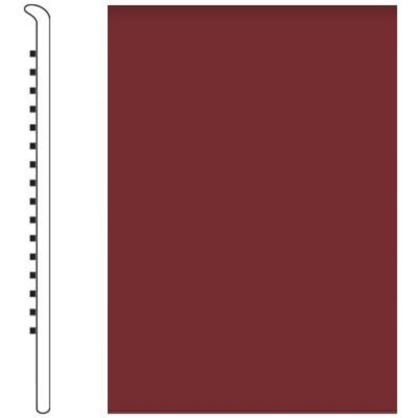 Picture of Roppe - Pinnacle Rubber Wall Base 4 (No Toe Base) Cinnabar