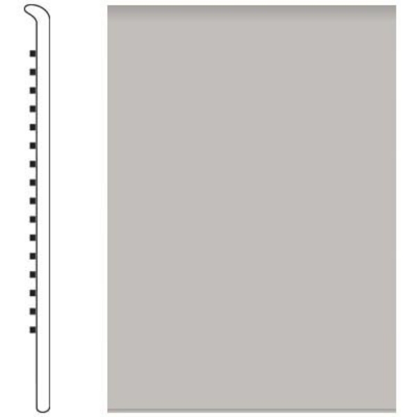 Picture of Roppe - Pinnacle Rubber Wall Base 4 (No Toe Base) Smoke