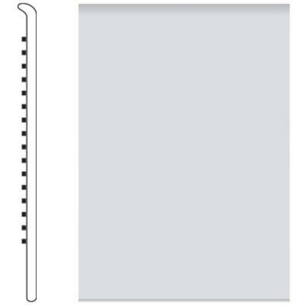 Picture of Roppe - Pinnacle Rubber Wall Base 5 (No Toe Base) Iceberg