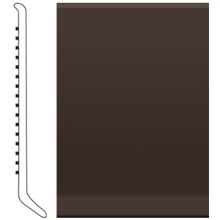 Picture of Roppe - Pinnacle Rubber Wall Base 6 (Cove Base) Brown