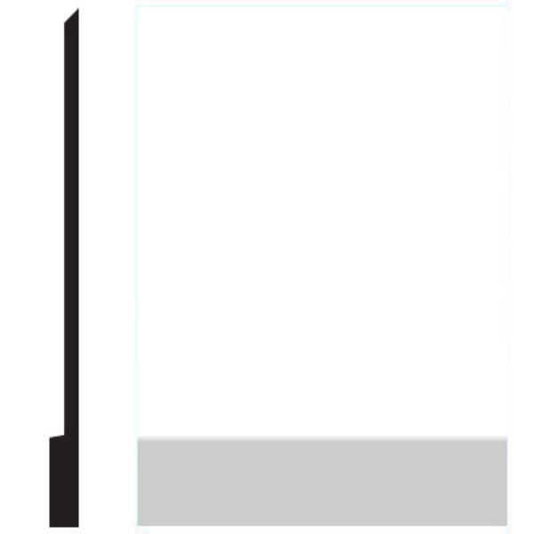 Picture of Roppe - Pinnacle Plus Wall Base 00 Simplicity Snow