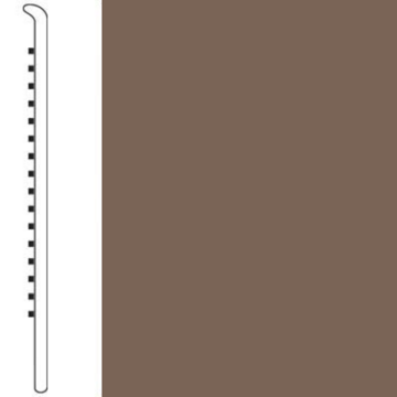 Picture of Roppe - 2.5 Inch 0.080 Vinyl No Toe Base Caribou