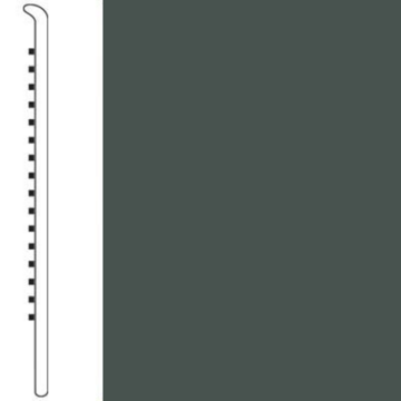 Picture of Roppe - 2.5 Inch 0.080 Vinyl No Toe Base Evergreen