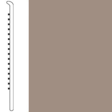 Picture of Roppe - 2.5 Inch 0.080 Vinyl No Toe Base Mocaccino