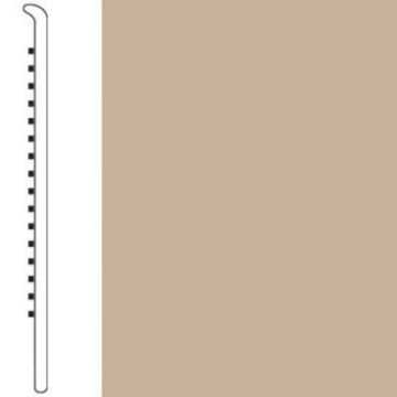 Picture of Roppe - 2.5 Inch 0.080 Vinyl No Toe Base Latte