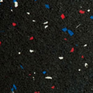 Picture of Roppe - Recoil Fitness Flooring Interlocking Tiles 20% Chip 1/2 Gauge Red Bisque Cobalt
