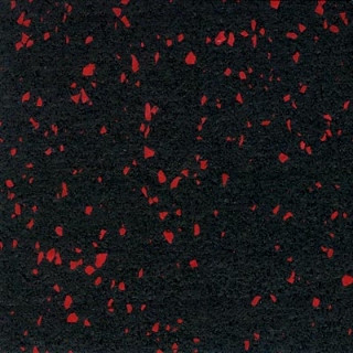 Picture of Roppe - Recoil Fitness Flooring Interlocking Tiles 20% Chip 3/8 Gauge Red