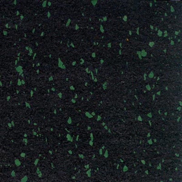 Picture of Roppe - Recoil Fitness Flooring Square Edge Tiles 10% Chip 1/4 Gauge Hunter Green