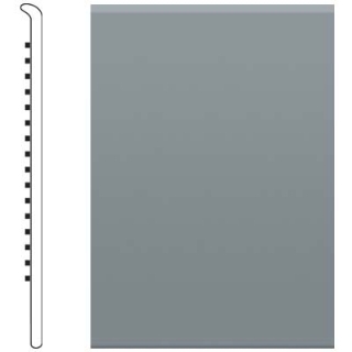 Picture of Roppe - 2.5 Inch 1/8 Vinyl No Toe Base Dark Gray