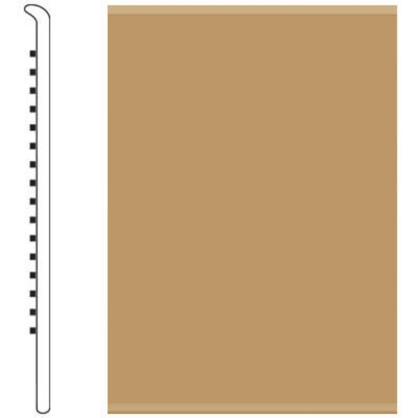 Picture of Roppe - 2.5 Inch 1/8 Vinyl No Toe Base Flax