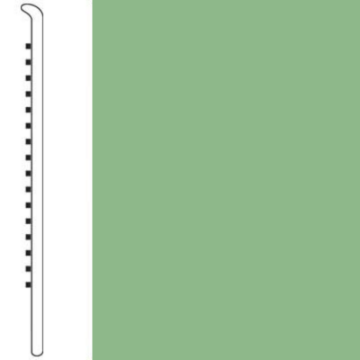 Picture of Roppe - 2.5 Inch 1/8 Vinyl No Toe Base Arugula