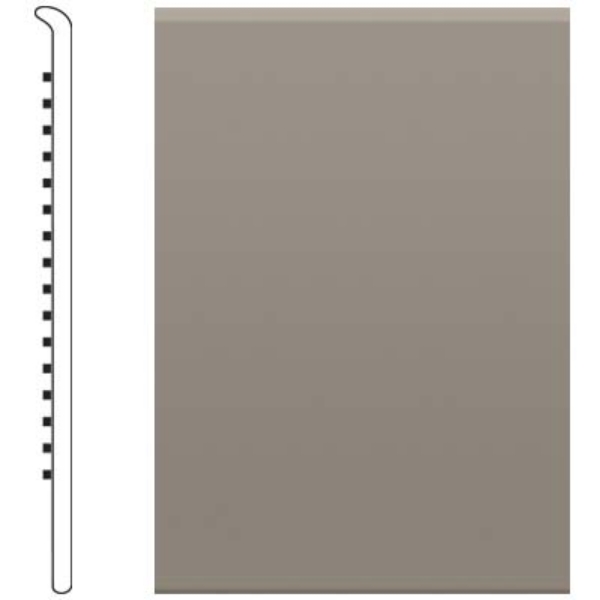 Picture of Roppe - 4 Inch 0.080 Vinyl No Toe Base Pewter