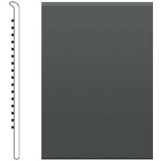 Picture of Roppe - 6 Inch 0.080 Vinyl No Toe Base Black Brown
