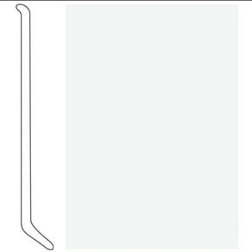 Picture of Johnsonite - Baseworks ThermoSet 6 with Toe Wall Base White