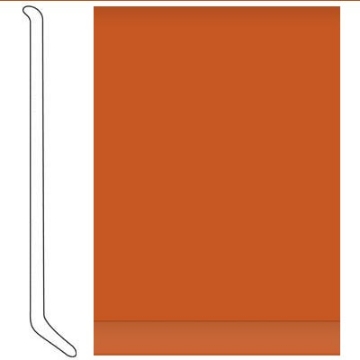Picture of Johnsonite - Baseworks ThermoSet 6 with Toe Wall Base Tangerine Tango