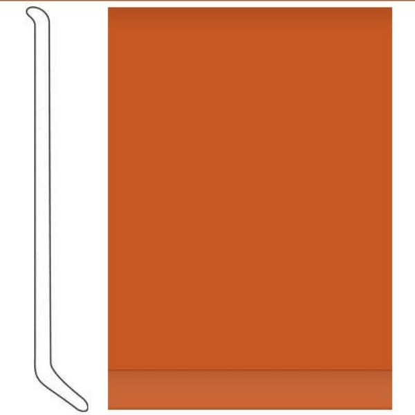 Picture of Johnsonite - Baseworks ThermoSet 6 with Toe Wall Base Tangerine Tango