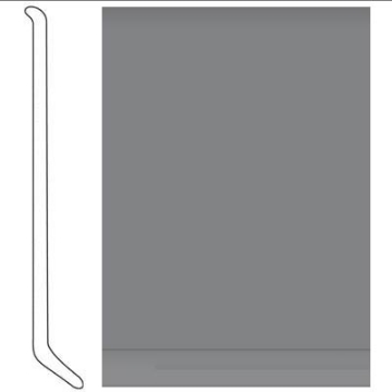 Picture of Johnsonite - Baseworks ThermoSet 6 with Toe Wall Base Pewter