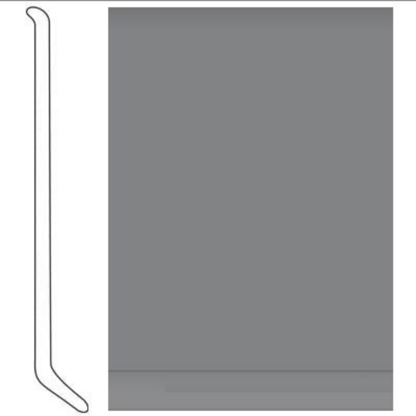 Picture of Johnsonite - Baseworks ThermoSet 6 with Toe Wall Base Pewter
