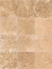 Picture of Kronos Ceramiche - Icon Travertine 24 x 48 Cross Cut Tivoli Walnut