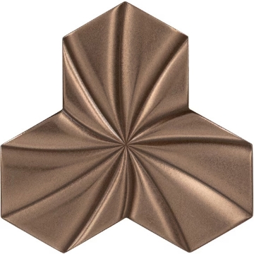 Picture of Daltile - Electric Tri-Hex Twist Charge Bronze