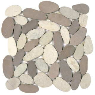 Picture of Bati Orient - Pebbles Sliced XL White/Beige