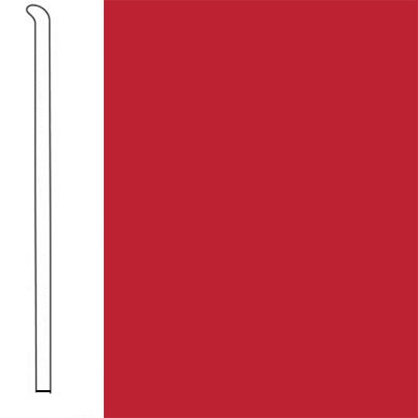 Picture of VPI Corp. - Wallbase Straight 1/8 4-inch Ruby Rouge