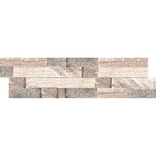 Picture of Emser Tile - Slate, Quartzite and Sandstone Stacked Cream Gold Quartzite