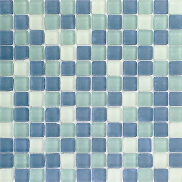Picture of SOHO Studio Corp - Beach Glass Mosaic 1 x 1 Surf