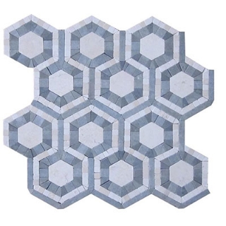 Picture of SOHO Studio Corp - Evo Hex Carrara & Moonstone