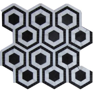 Picture of SOHO Studio Corp - Evo Hex Nero & Asian Statuary