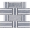 Picture of SOHO Studio Corp - Interlace Burlington Gray & White Thassos