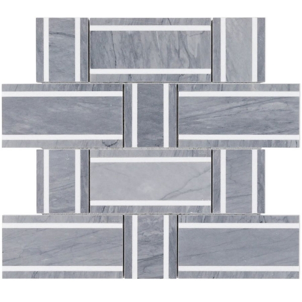 Picture of SOHO Studio Corp - Interlace Burlington Gray & White Thassos