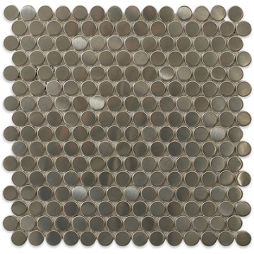 Picture of SOHO Studio Corp - Metal Mosaic Circles Stainless Steel