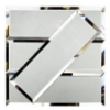 Picture of SOHO Studio Corp - Mirror 4 x 12 Beveled Dark Gray