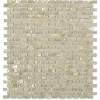 Picture of SOHO Studio Corp - Pearl Mosaic Bricks White Flat Mini Brick